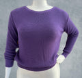 Suéter Roxo Manga Longa